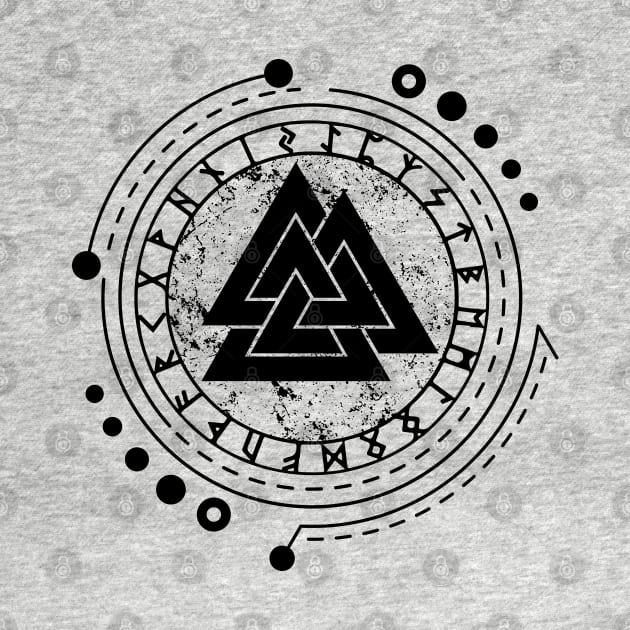 Valknut | Norse Pagan Symbol by CelestialStudio